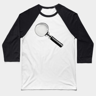 Magnifying Glass Baseball T-Shirt